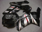 Kawasaki NINJA ZX6R 2007-2008 Injection ABS Fairing - Factory Style - Black Silver - MFS5794